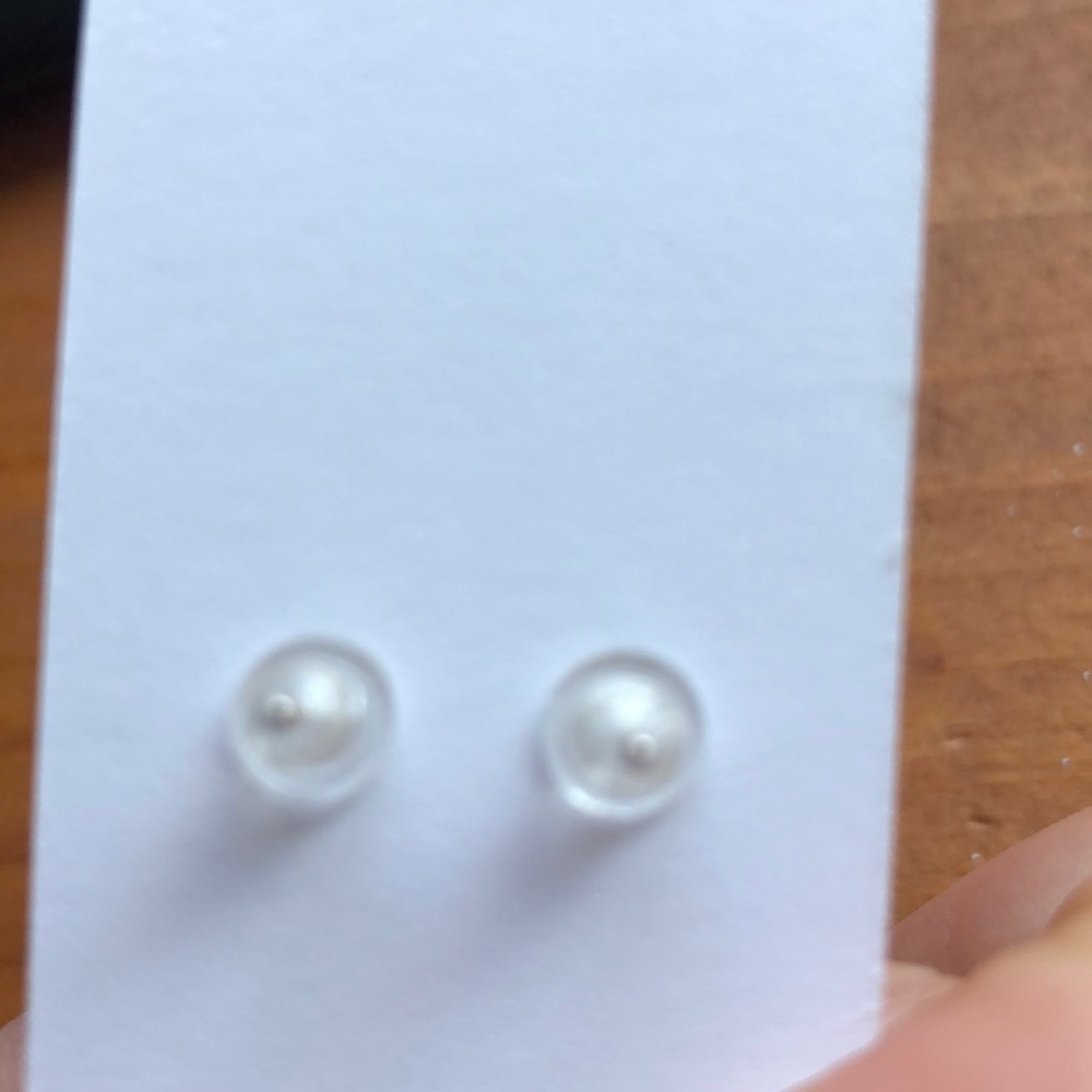 Angle bar earrings - Picture 3 of 3